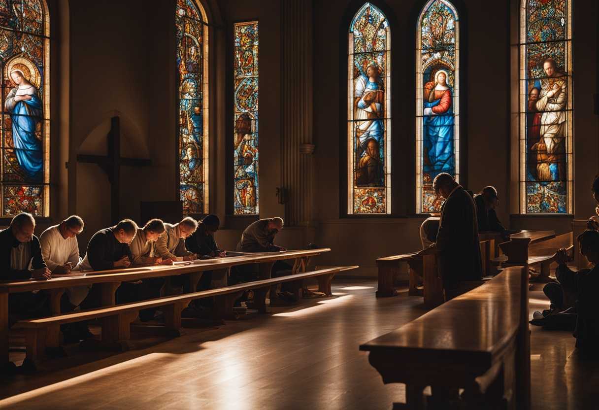 A-diverse-group-prays-in-a-serene-stained-glass-lit-space-united-in-hope_niwe