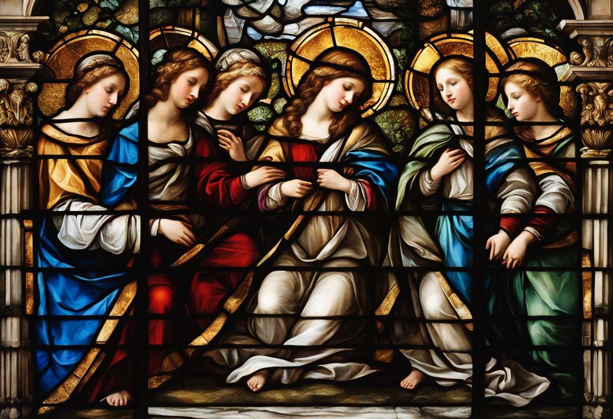 A-serene-gathering-hands-clasped-soft-light-through-stained-glass-capturing-unity-and-reflection_nprk