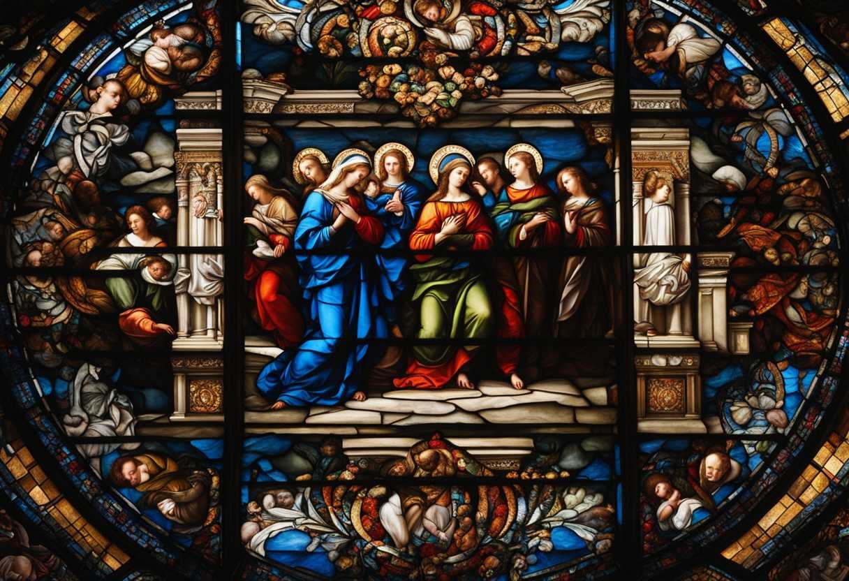 A-serene-gathering-in-prayer-illuminated-by-stained-glass-embodying-unity-and-compassion_wuvc