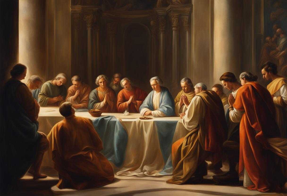 group-of-people-praying-soft-lighting-peaceful-and-serene-atmosphere-unity-togetherness-shared-