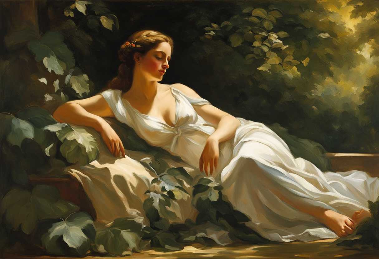 Serene-figure-resting-peacefully-surrounded-by-lush-greenery-warm-sunlight-filtering-through-leave_nndk