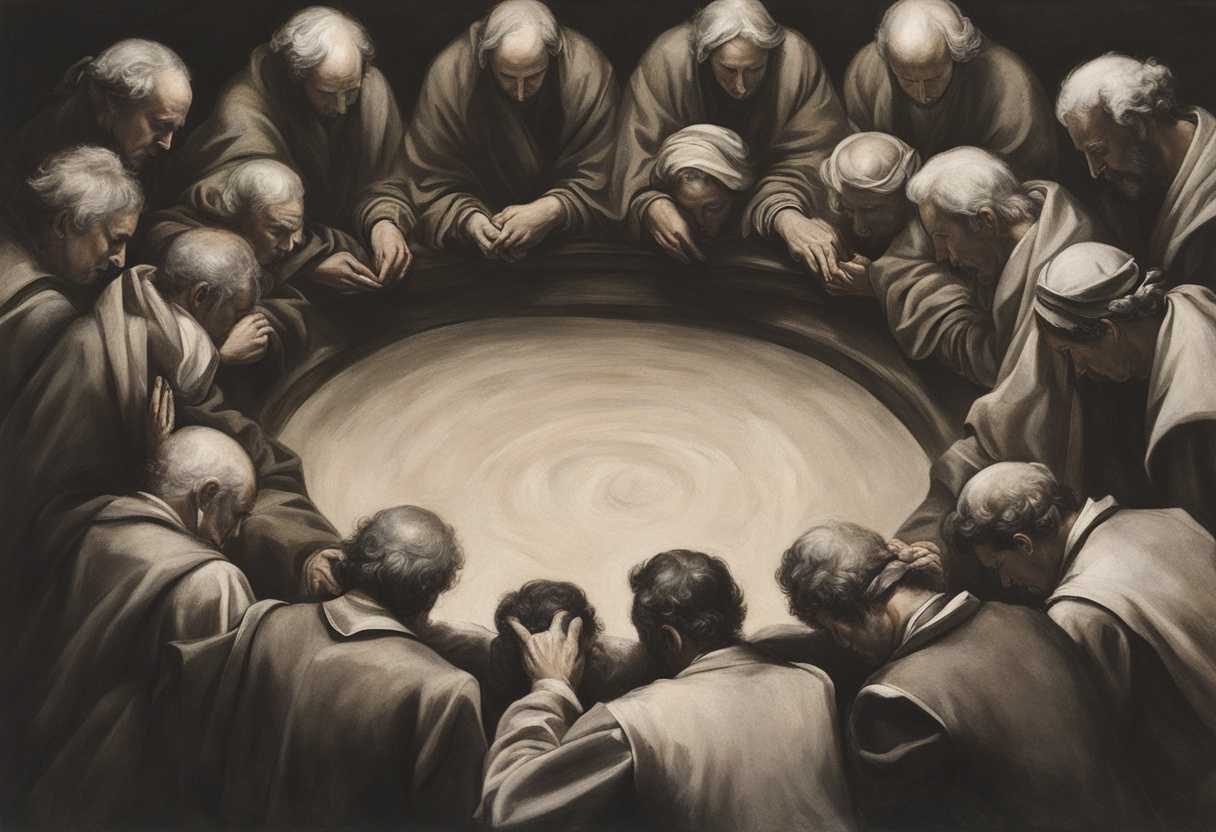 People-in-a-circle-heads-bowed-hands-clasped-bathed-in-soft-light-united-in-prayer_tlmb