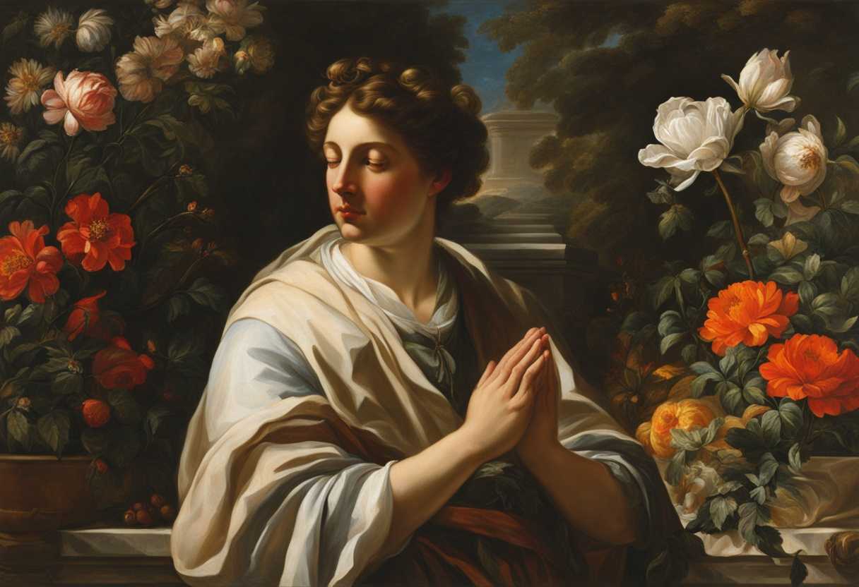 A-serene-leader-in-a-sunlit-garden-hands-clasped-in-prayer-surrounded-by-blooming-flowers-peacefu_omgw