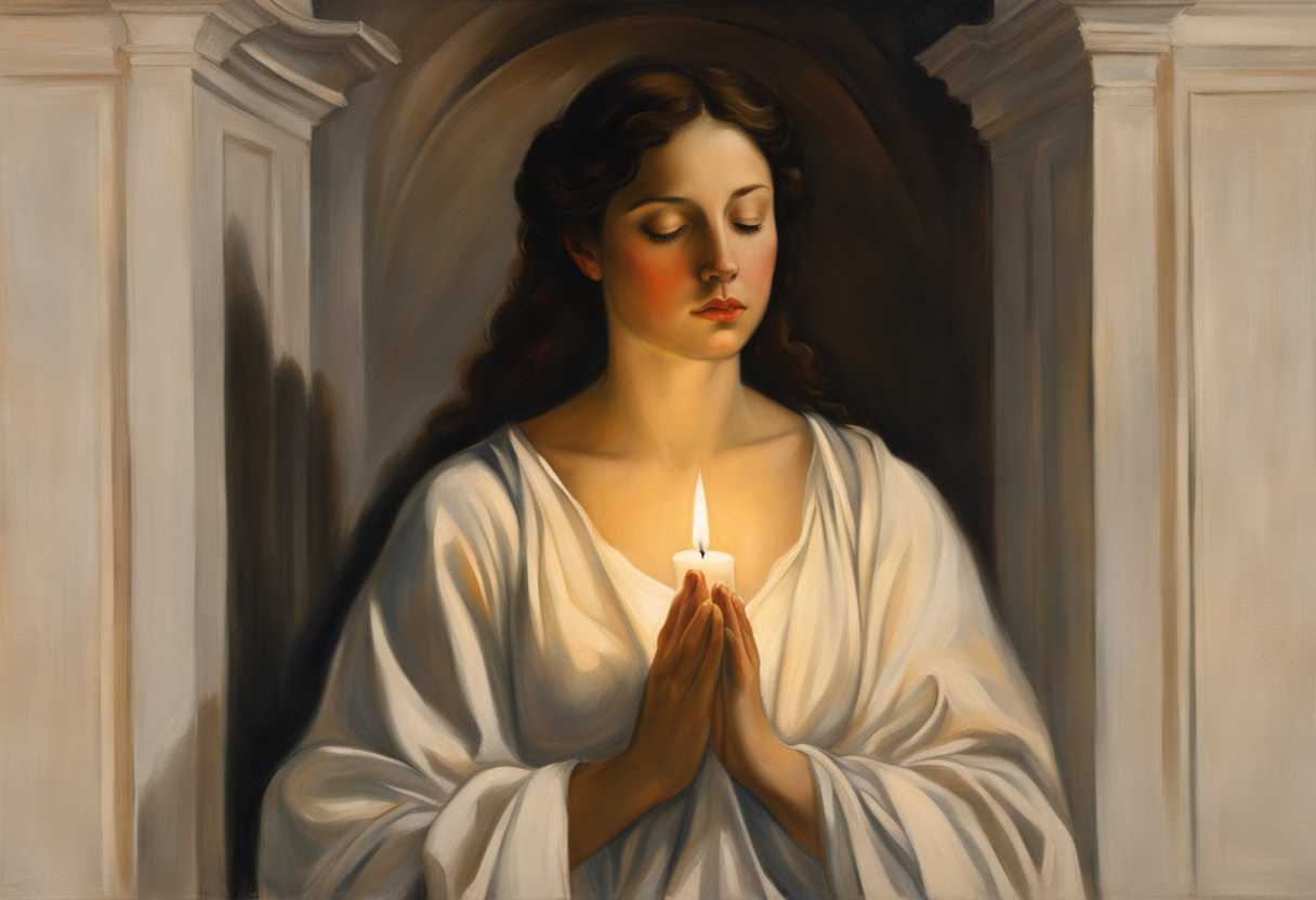 A-serene-figure-in-prayer-surrounded-by-soft-candlelight-embodying-hope-and-resilience_eoei