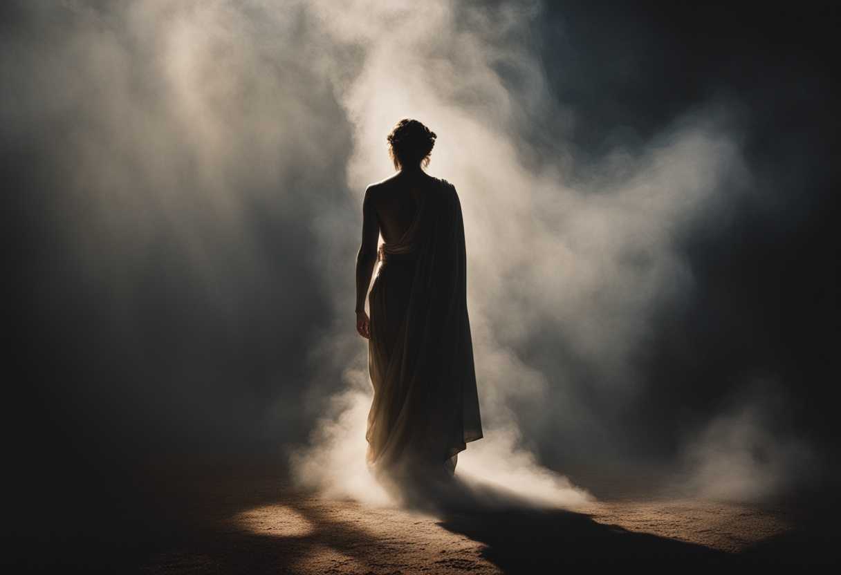 Brave-figure-standing-tall-amidst-shadows-radiating-strength-surrounded-by-swirling-mist-dramatic_myzd
