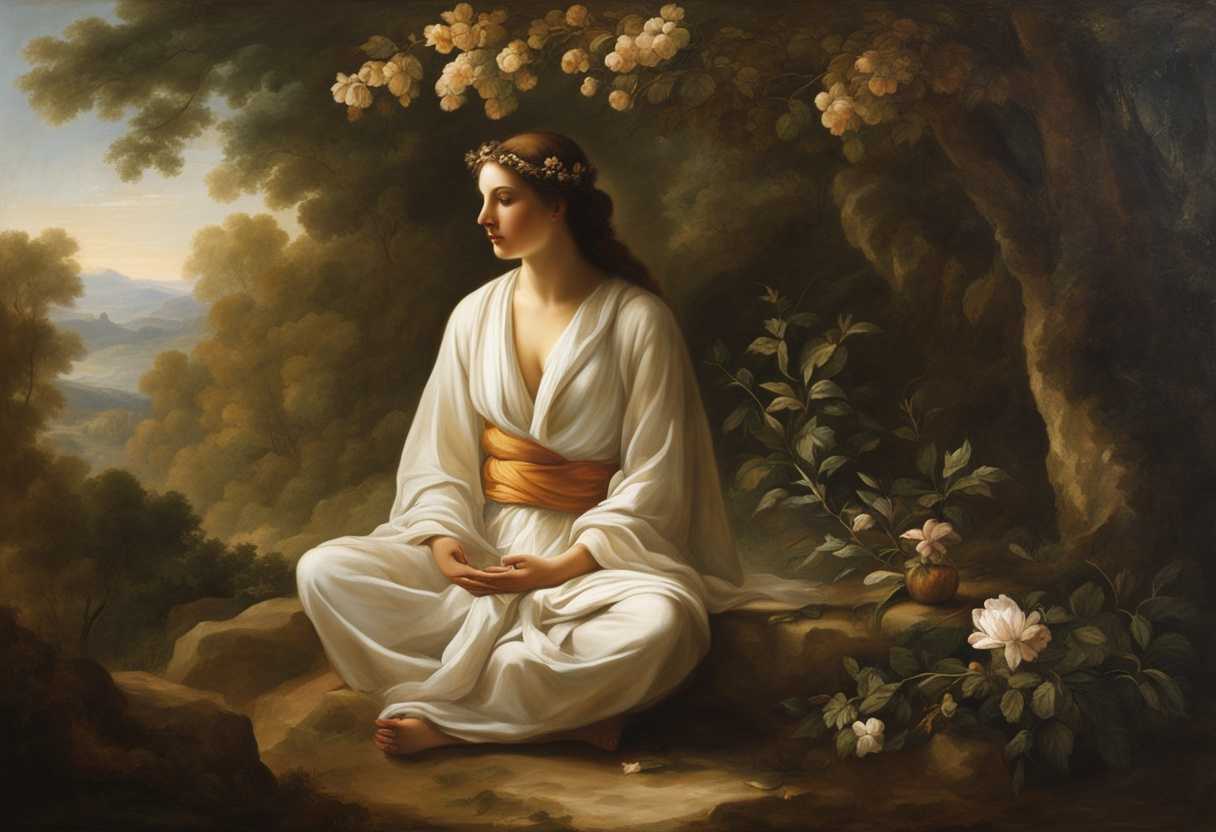 Serene-figure-meditating-in-nature-surrounded-by-soft-light-embodying-peace-and-spiritual-harmony_koig