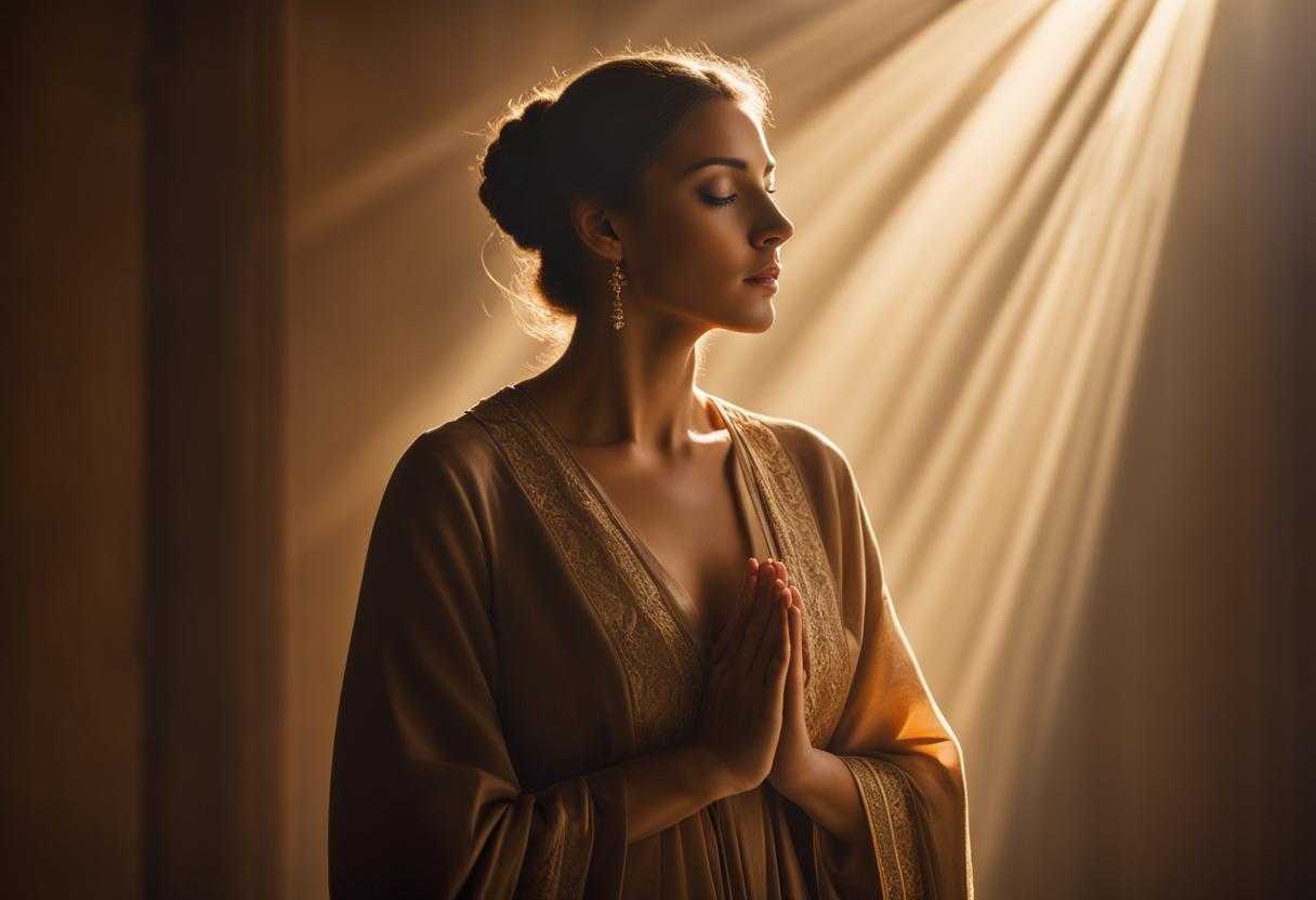 woman-standing-in-a-beam-of-light-captured-in-a-moment-of-prayer-serene-expression-soft-warm-ligh