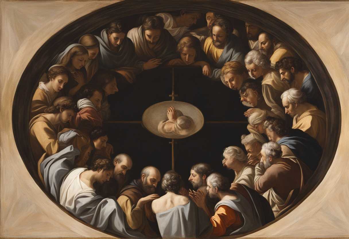 People-in-a-circle-praying-with-serene-faces-under-sunlight-embodying-unity-and-devotion_rtvj