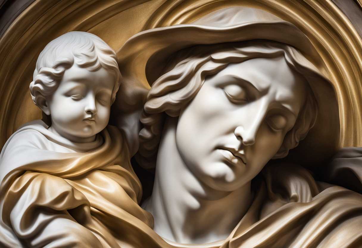 Serene-figure-of-Saint-Anthony-surrounded-by-soft-light-comforting-a-grieving-soul-peaceful-atmos_uaro