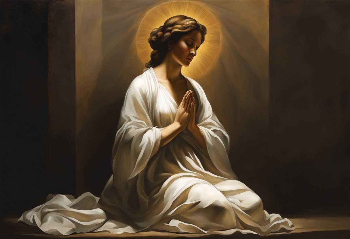 Serene-figure-in-prayer-surrounded-by-light-radiating-calmness-overcoming-shadows-of-fear-peacef_ujes