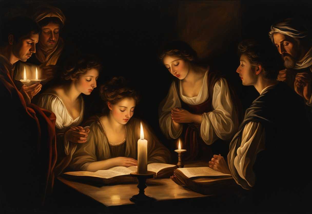 A-group-of-people-praying-together-by-candlelight-faces-aglow-with-faith-and-hope_rrrz