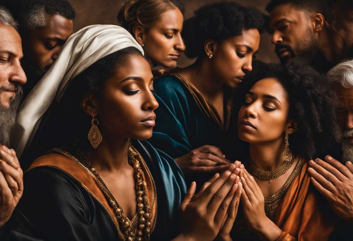 A-diverse-group-of-individuals-pray-together-embodying-hope-unity-and-resilience-in-faith_wzuf