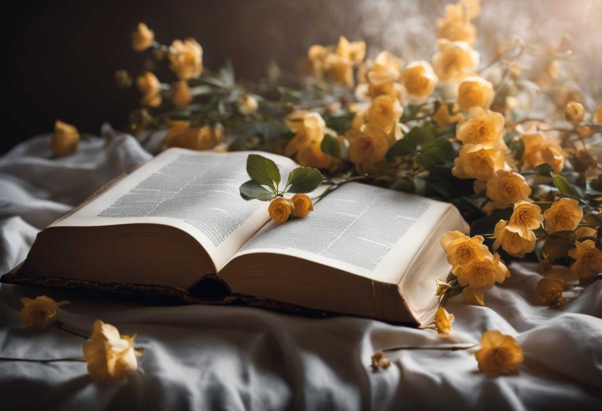 Serene-landscape-with-fading-flowers-open-Bible-soft-light-symbolizing-eternal-faith-and-prayer_gssr