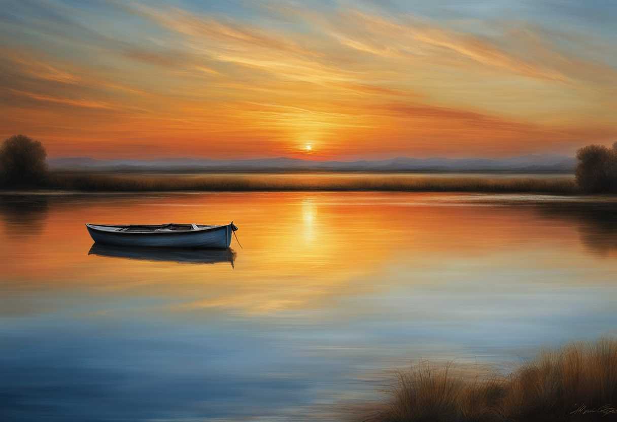 Serene-sunset-over-tranquil-waters-soft-light-gentle-waves-peaceful-contemplation-divine-promise_lnck