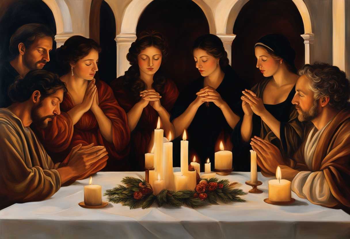 Candlelit-prayer-gathering-serene-faces-clasped-hands-whispers-of-gratitude-warmth-and-hope_asek