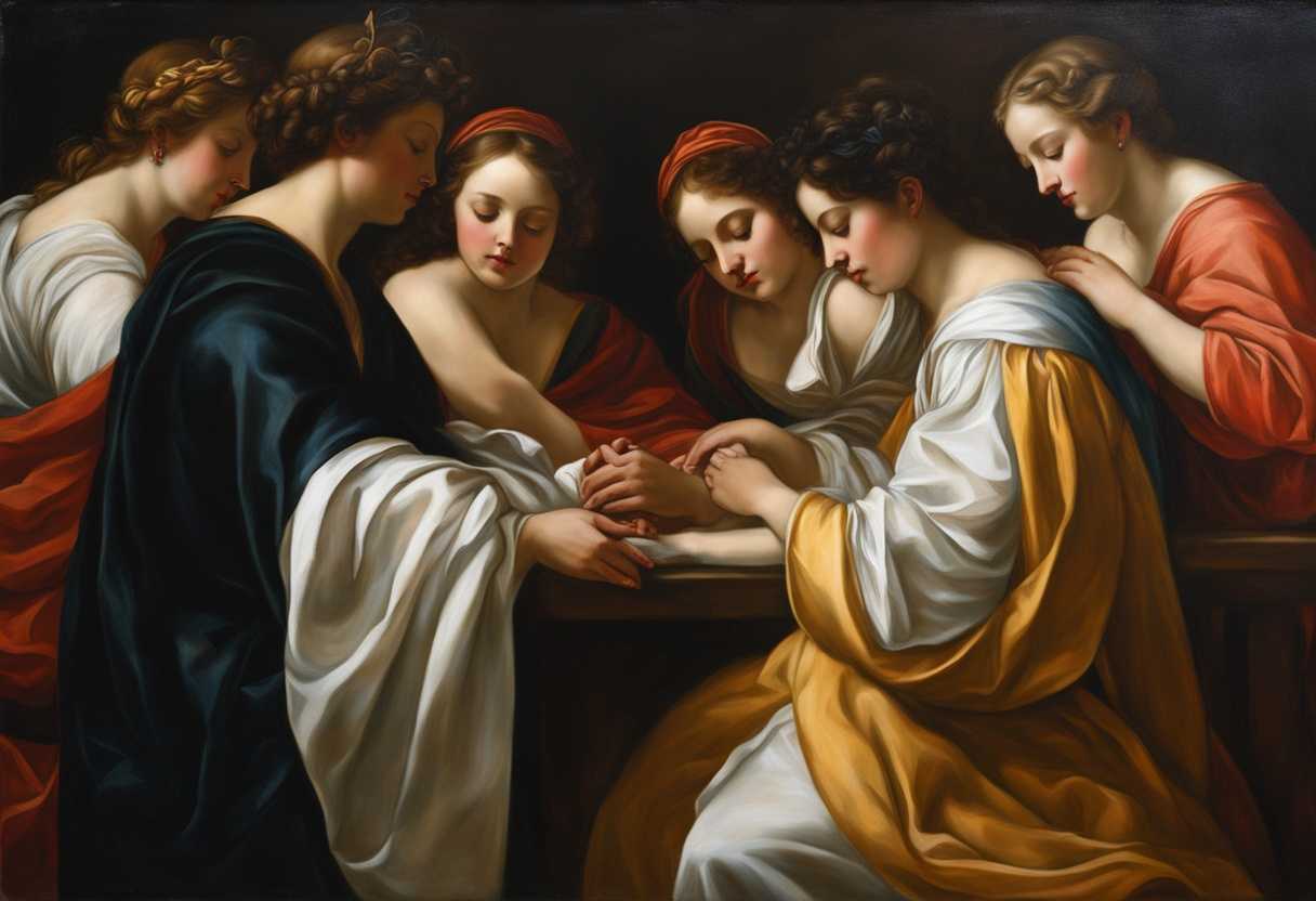 A-serene-gathering-in-soft-light-hands-clasped-eyes-closed-seeking-forgiveness-and-connection_uzrb