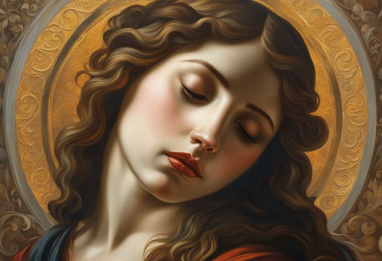 A-serene-figure-weeping-softly-illuminated-by-warm-light-surrounded-by-symbols-of-divine-love_nlwy