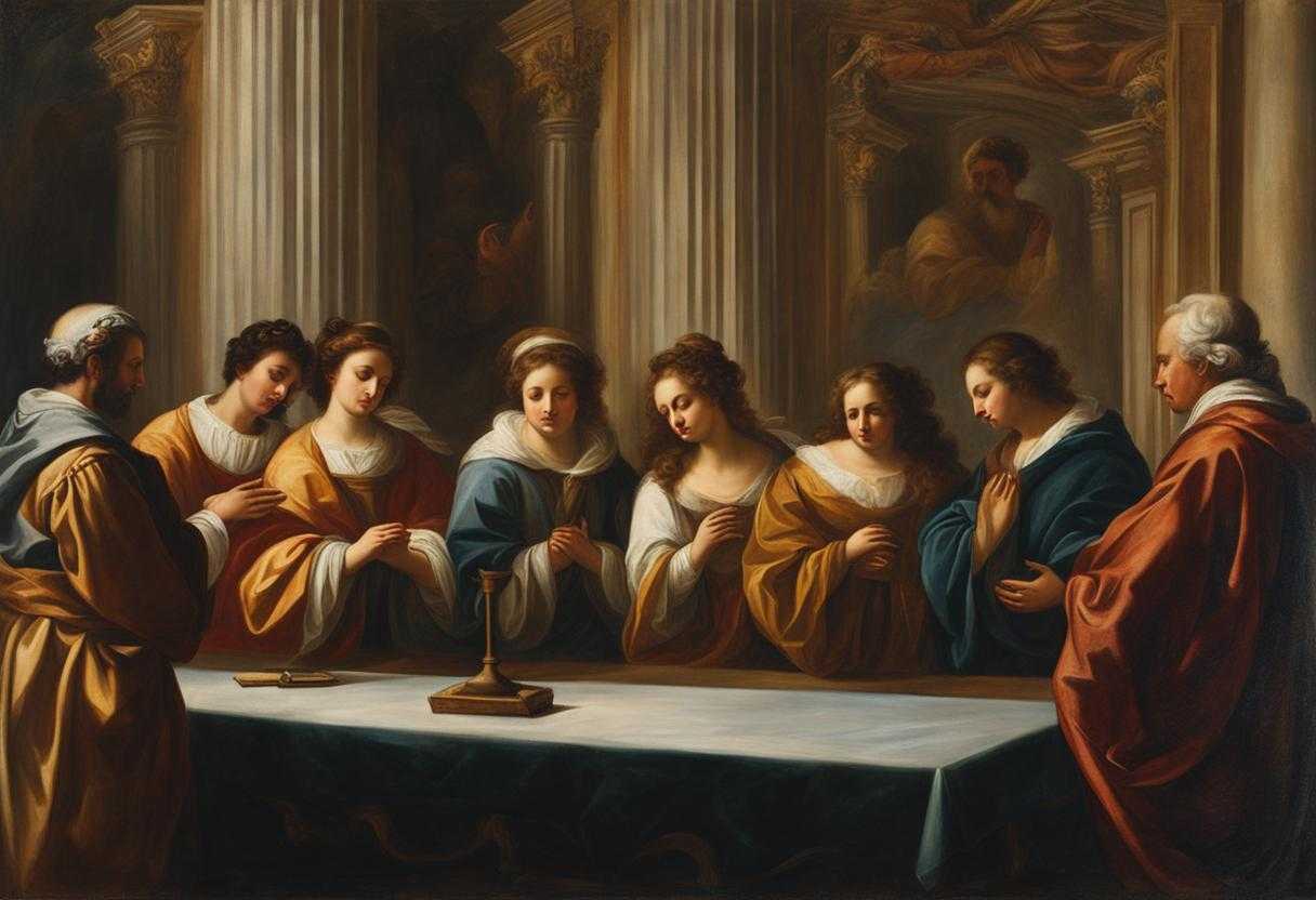 group-of-people-praying-serene-atmosphere-solemnity-unity-closed-eyes-peace-hope-faith-trust