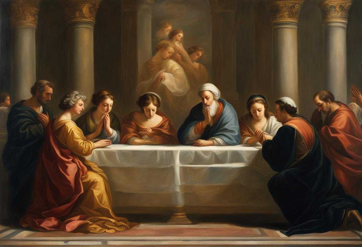 group-of-people-praying-serene-atmosphere-soft-light-closed-eyes-heads-bowed-unity-in-prayer-p_figu
