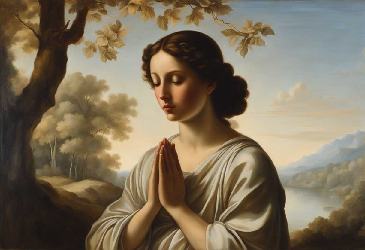 A-serene-figure-kneeling-in-prayer-soft-light-illuminating-their-face-surrounded-by-nature-s-tranq_heuq