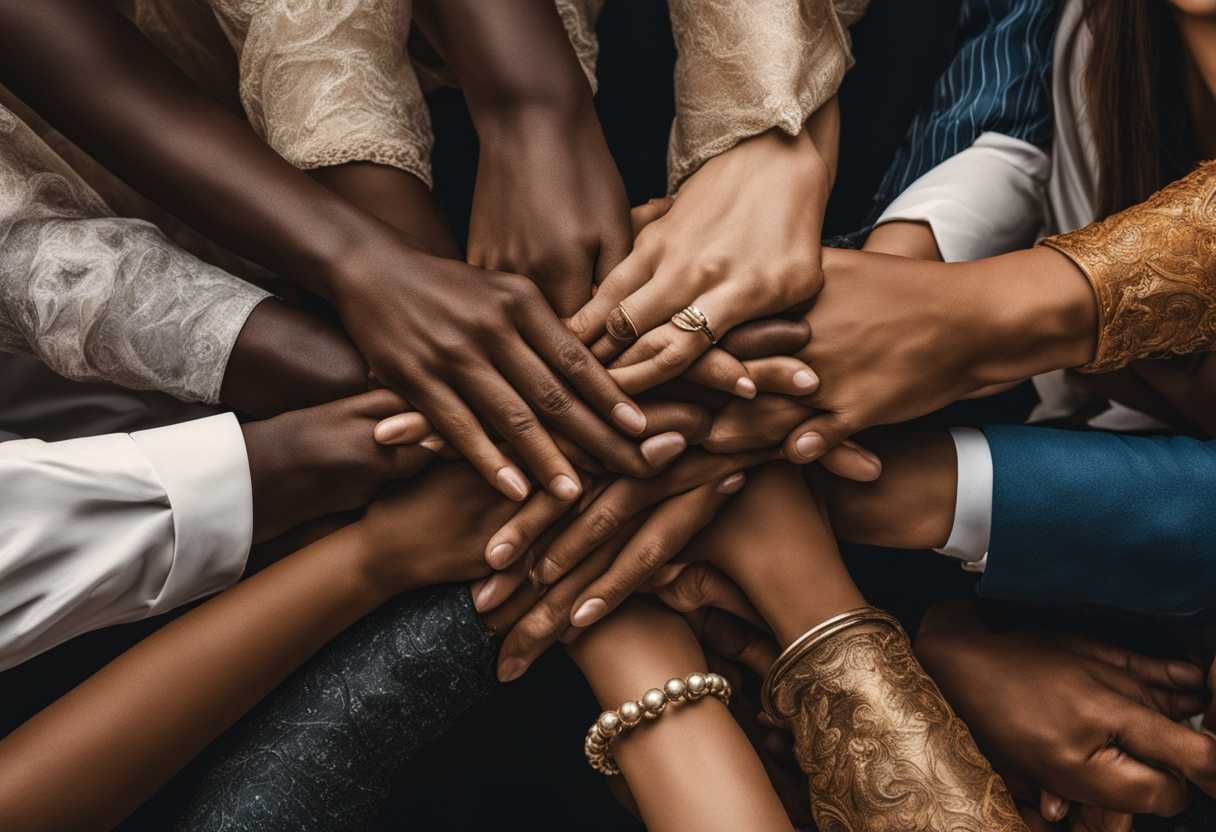 A-diverse-group-of-people-united-hands-joined-symbolizing-solidarity-and-shared-purpose_lftk