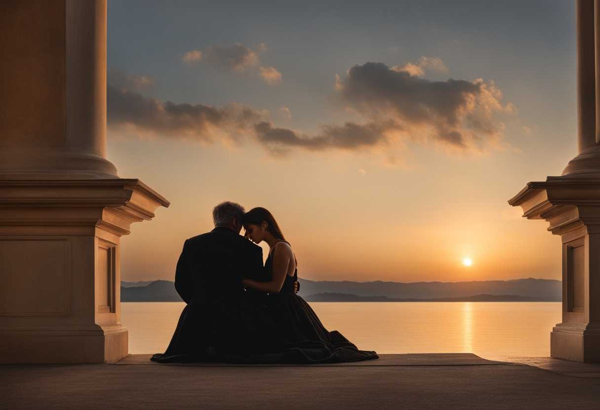 A-person-peacefully-praying-beside-a-sleeping-loved-one-in-the-soft-sunset-light_fuzg