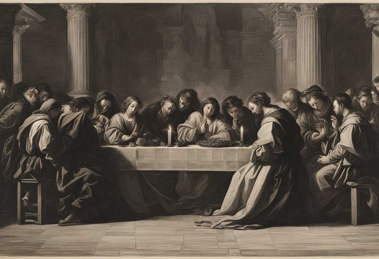 A-candlelit-gathering-heads-bowed-in-prayer-seeking-protection-from-dark-forces_asuf
