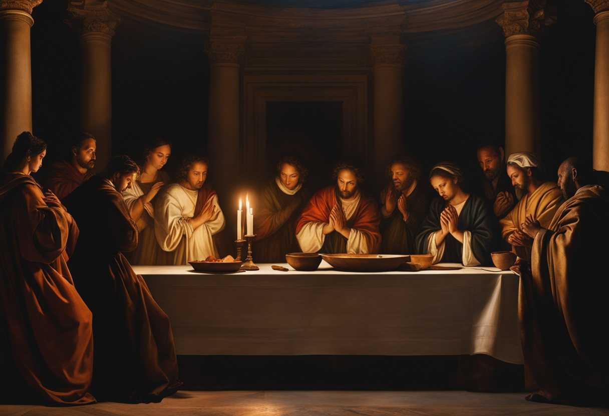 A-diverse-group-prays-together-candlelight-flickering-embodying-unity-hope-and-resilience_wmtr