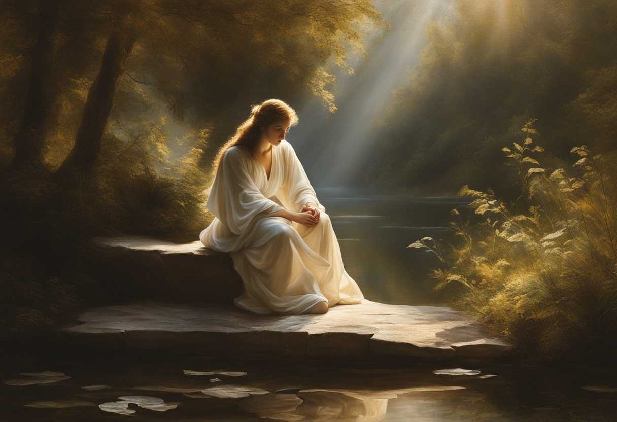 A-serene-figure-prays-in-nature-bathed-in-soft-light-and-tranquility_vbvw