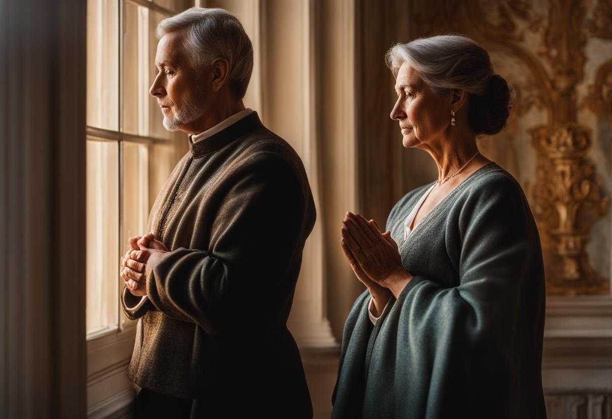 mother-and-father-standing-side-by-side-hands-clasped-in-prayer-serene-faces-devotion-love-soft