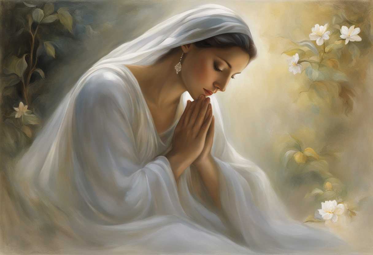A-serene-figure-in-prayer-embraced-by-nature's-tranquility-and-soft-ethereal-light_siwk