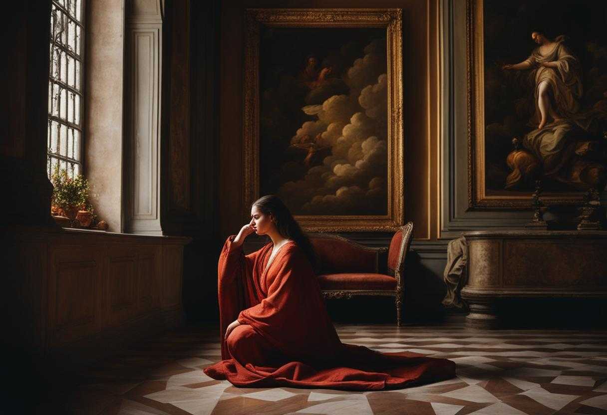 person-praying-deep-concentration-serene-atmosphere-peaceful-vulnerability-raw-emotion-seeking
