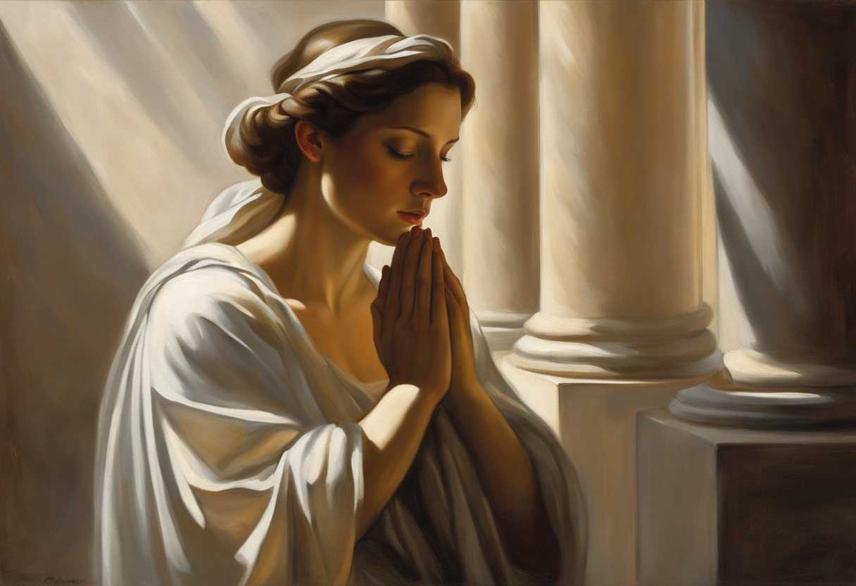 A-serene-figure-in-prayer-illuminated-by-soft-light-surrounded-by-gentle-shadows_bins