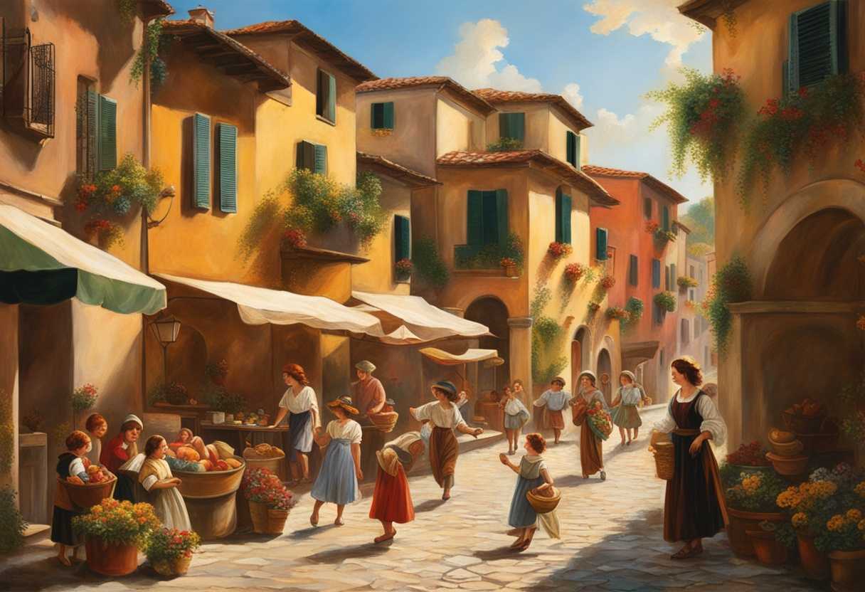 A-vibrant-neighborhood-scene-filled-with-laughter-smiles-gifts-and-children-playing-under-sunligh_yave