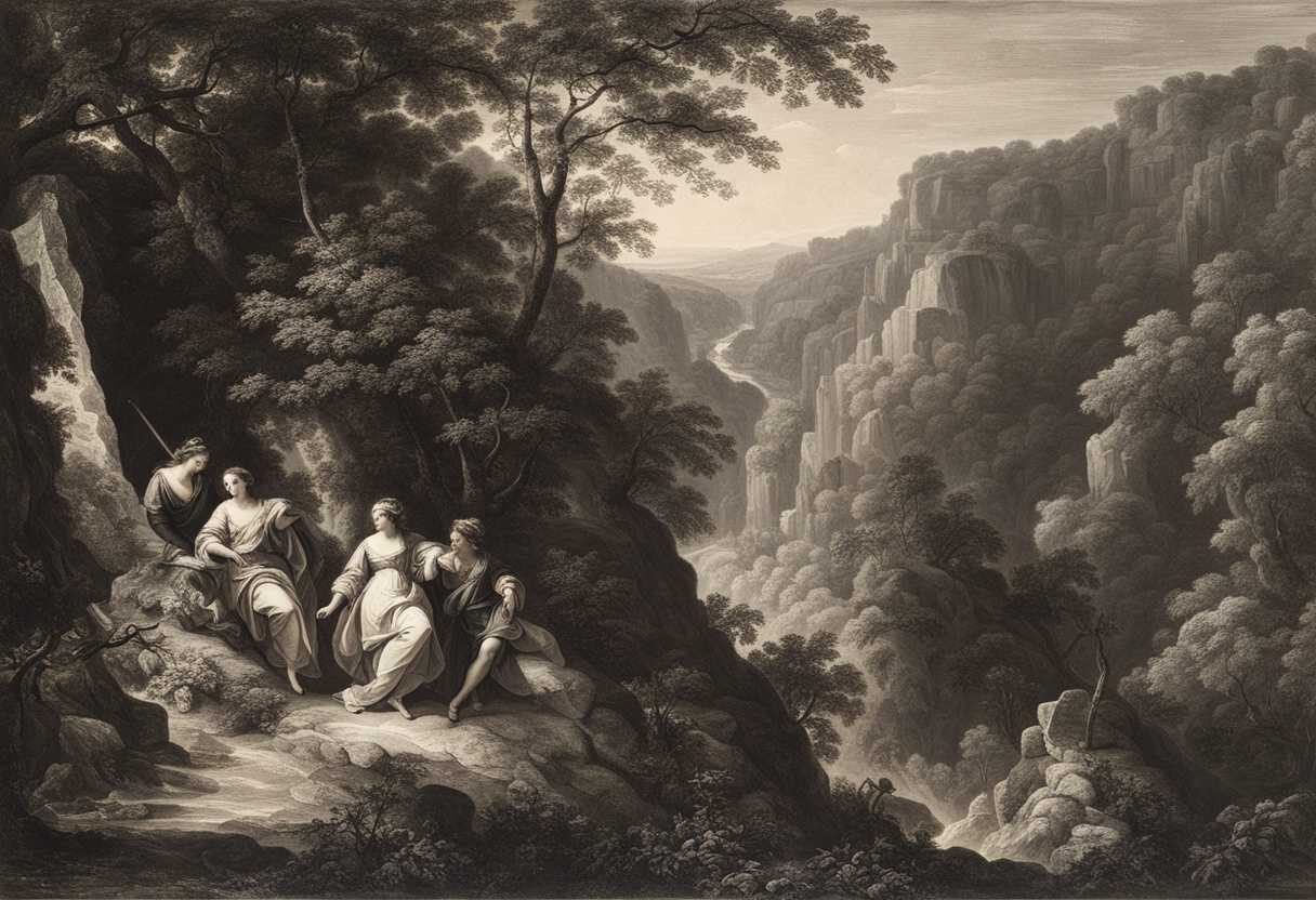 Individuals-at-a-cliff's-edge-tense-and-determined-sunlight-filtering-through-trees_bqqn