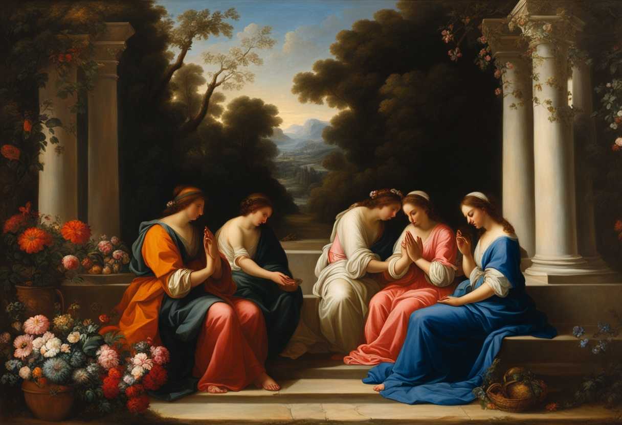 A-serene-gathering-in-soft-morning-light-hands-clasped-in-prayer-surrounded-by-vibrant-flowers_ycbm