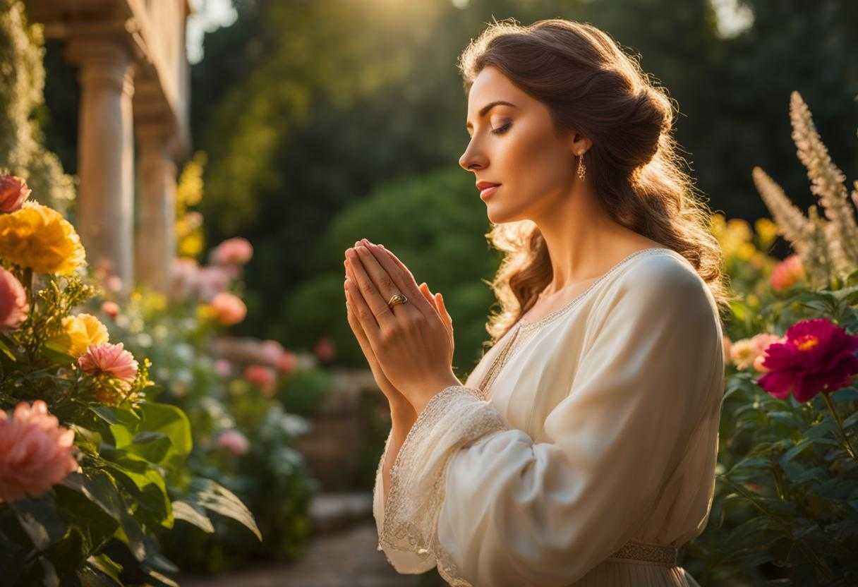 woman-standing-in-peaceful-garden-eyes-closed-hands-clasped-in-prayer-serene-expression-soft-gol_jhdd