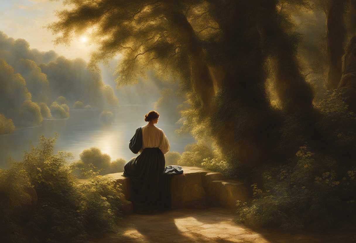 A-person-in-prayer-bathed-in-soft-sunlight-surrounded-by-nature's-tranquility-and-warmth_dnnk