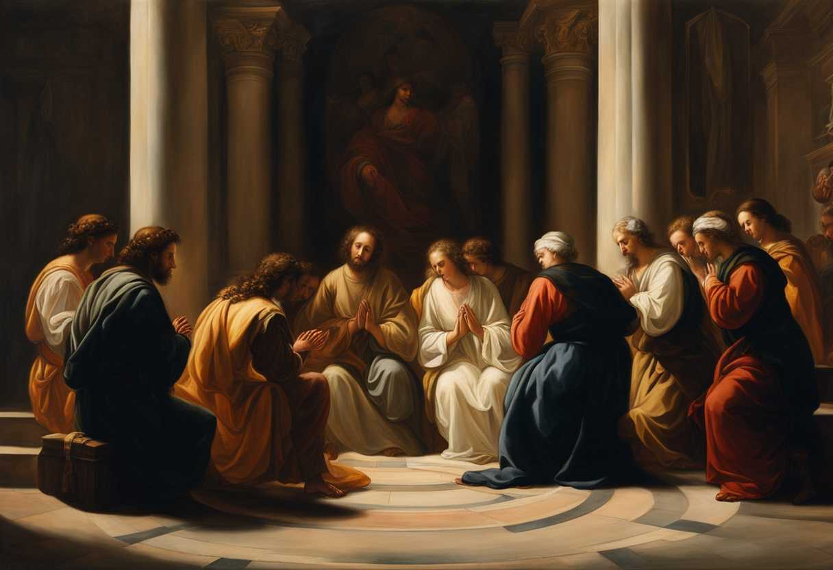 A-serene-circle-of-individuals-praying-illuminated-by-soft-light-sharing-heartfelt-connections-and_qkwa