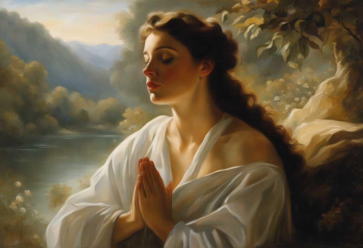 A-serene-figure-in-prayer-bathed-in-soft-light-surrounded-by-nature's-whispers_ddhi