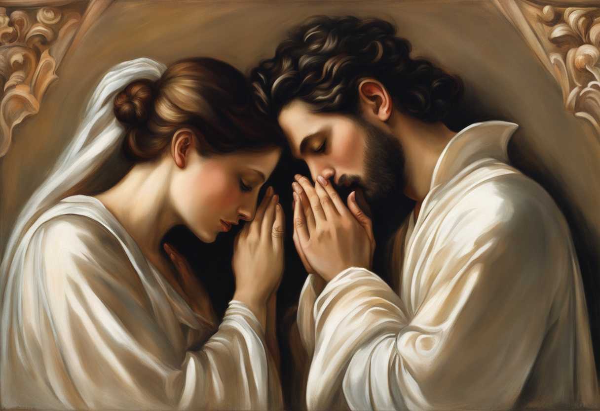 A-couple-in-soft-light-hands-clasped-eyes-closed-sharing-a-serene-prayer_yjwr