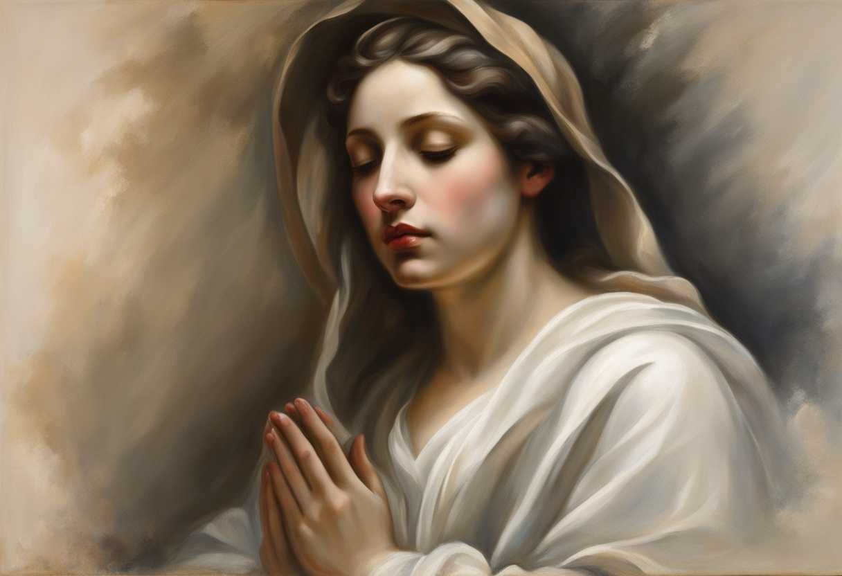 A-serene-figure-in-prayer-surrounded-by-soft-light-and-nature's-whispers-embodies-hope_hpon