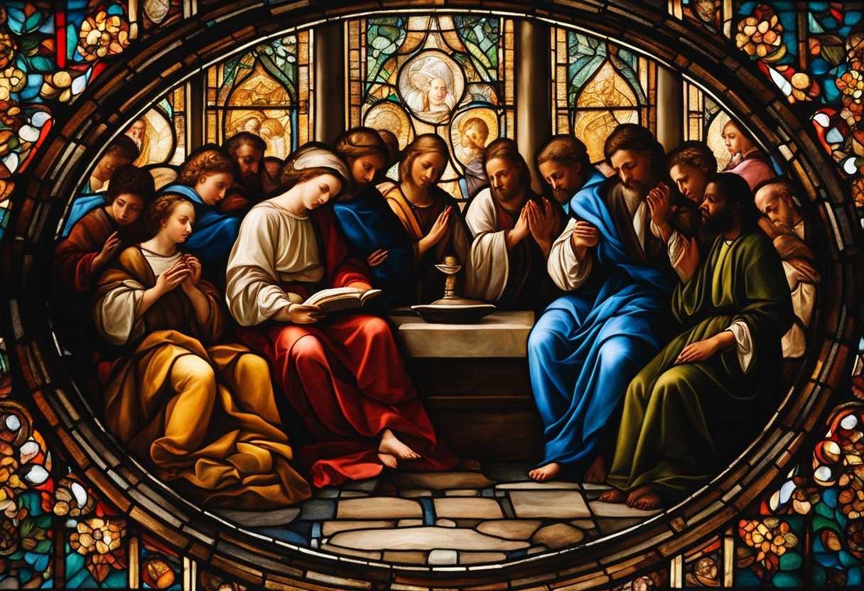 A-diverse-group-prays-together-illuminated-by-stained-glass-embodying-unity-and-tranquility_vnjt