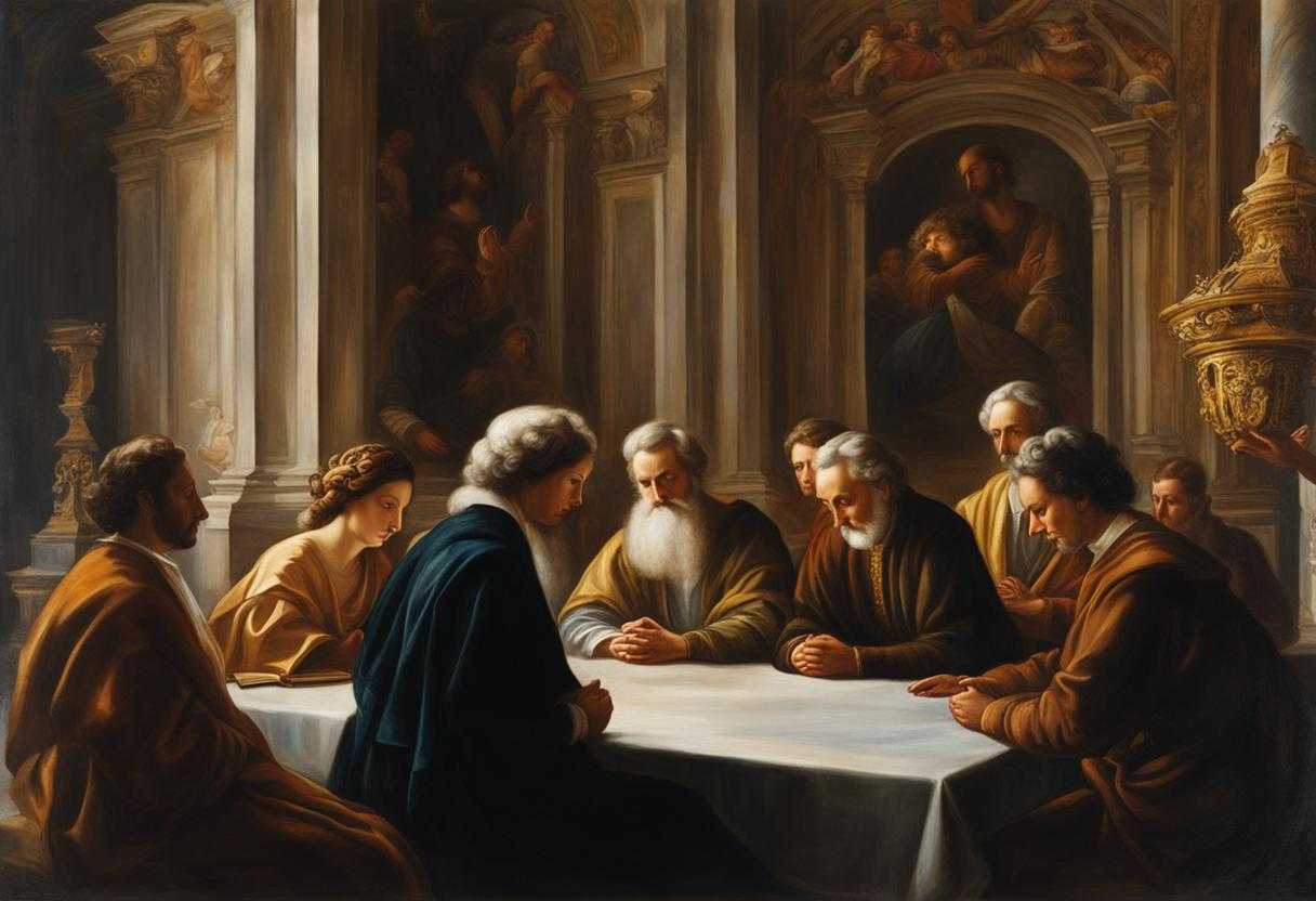 group-of-people-praying-serene-atmosphere-deep-reverence-devotion-spiritual-connection-timeless