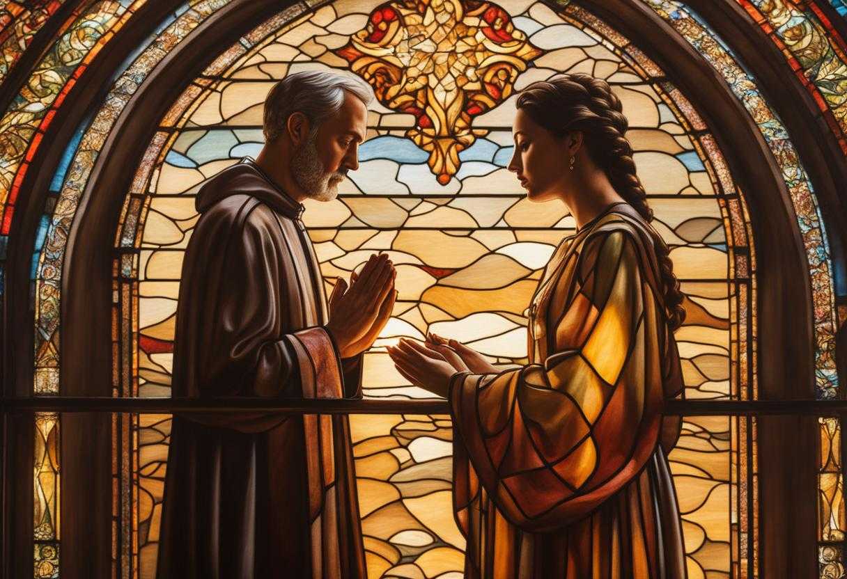 woman-and-priest-in-prayer-stained-glass-window-warm-ethereal-glow-serenity-reverence-spiritual