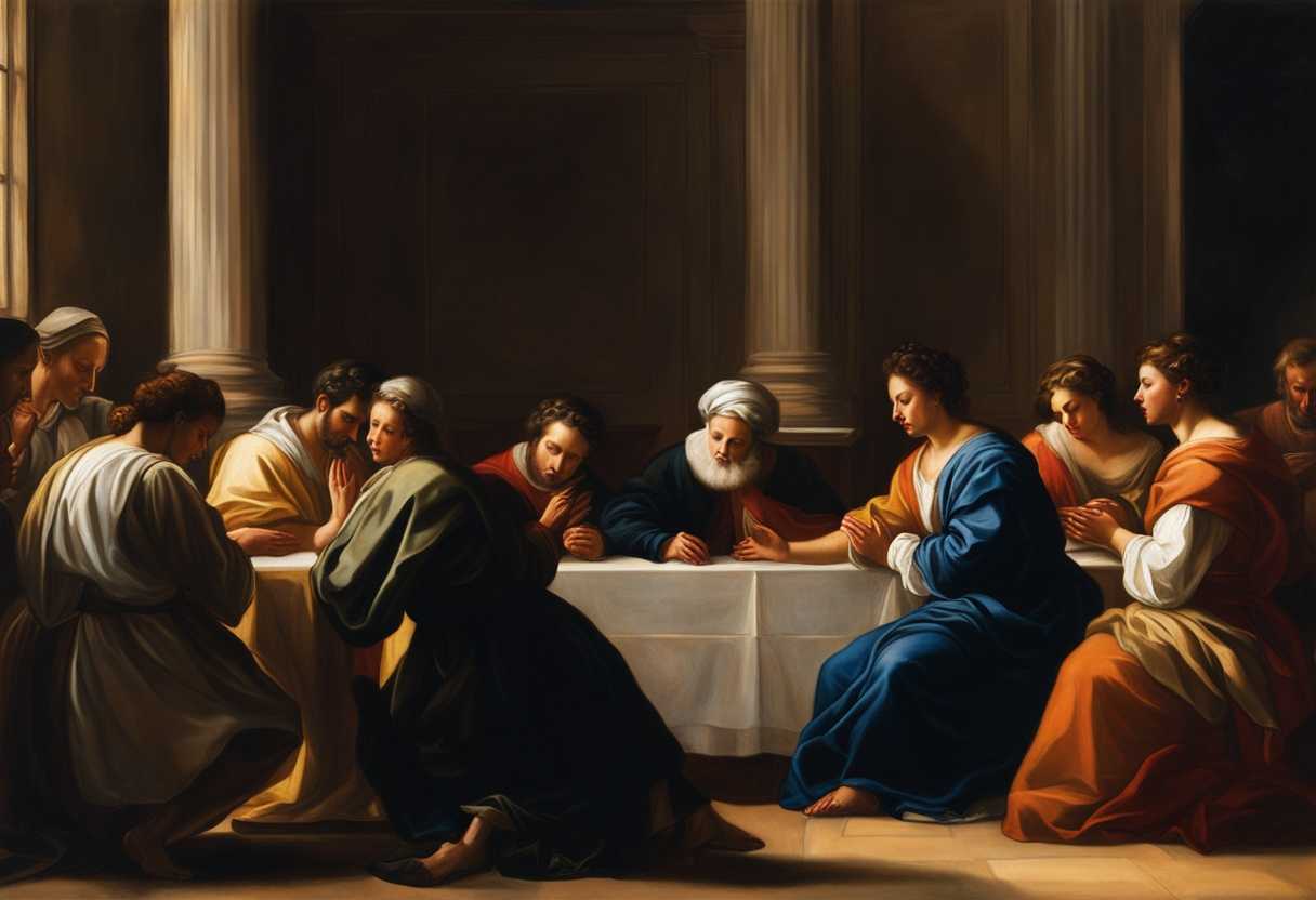 A-diverse-group-of-individuals-pray-together-in-a-softly-lit-room-radiating-unity-and-faith_pwci