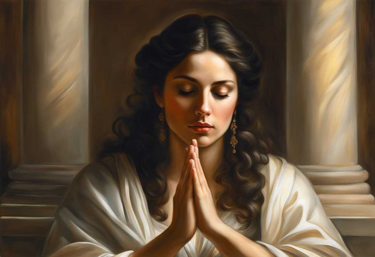 A-woman-in-prayer-surrounded-by-serene-light-embodying-inner-strength-and-faith_eloa