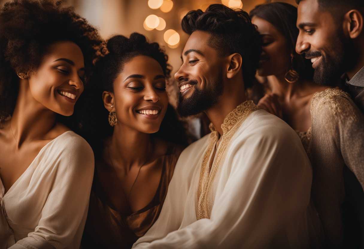 Group-of-diverse-individuals-sharing-insights-warm-smiles-cozy-setting-soft-lighting-heartfelt-c_ibma