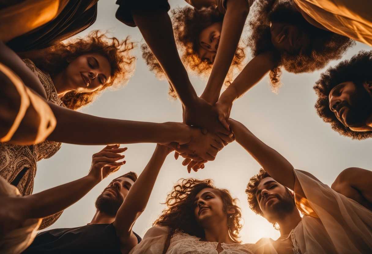 Group-of-friends-holding-hands-in-a-circle-sunset-glow-serene-expressions-heartfelt-moment-warm-_rlft
