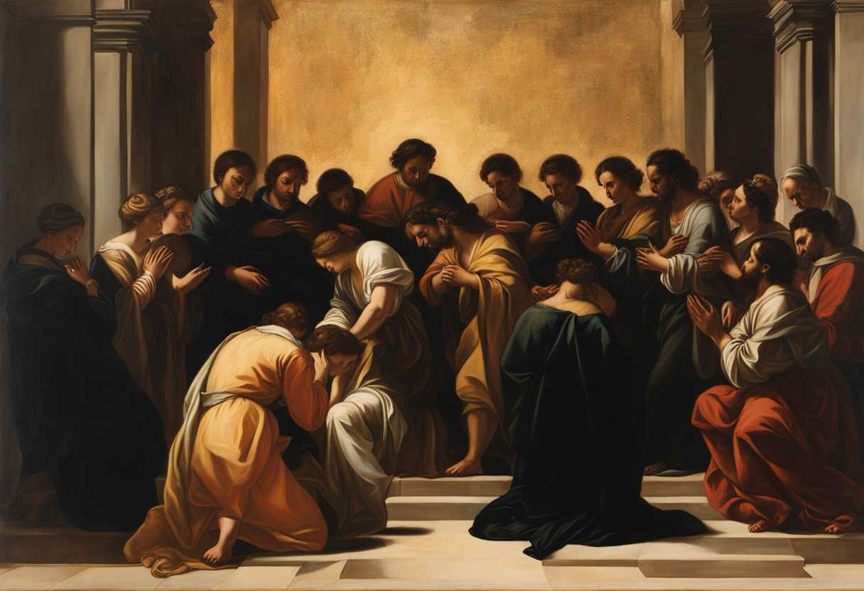 A-circle-of-people-praying-with-closed-eyes-hands-clasped-bathed-in-warm-light_dhtl